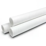 مواسير UPVC ضغط 10 بار قطر خارجي 50 مم سمك 2.4 مم لون أبيض