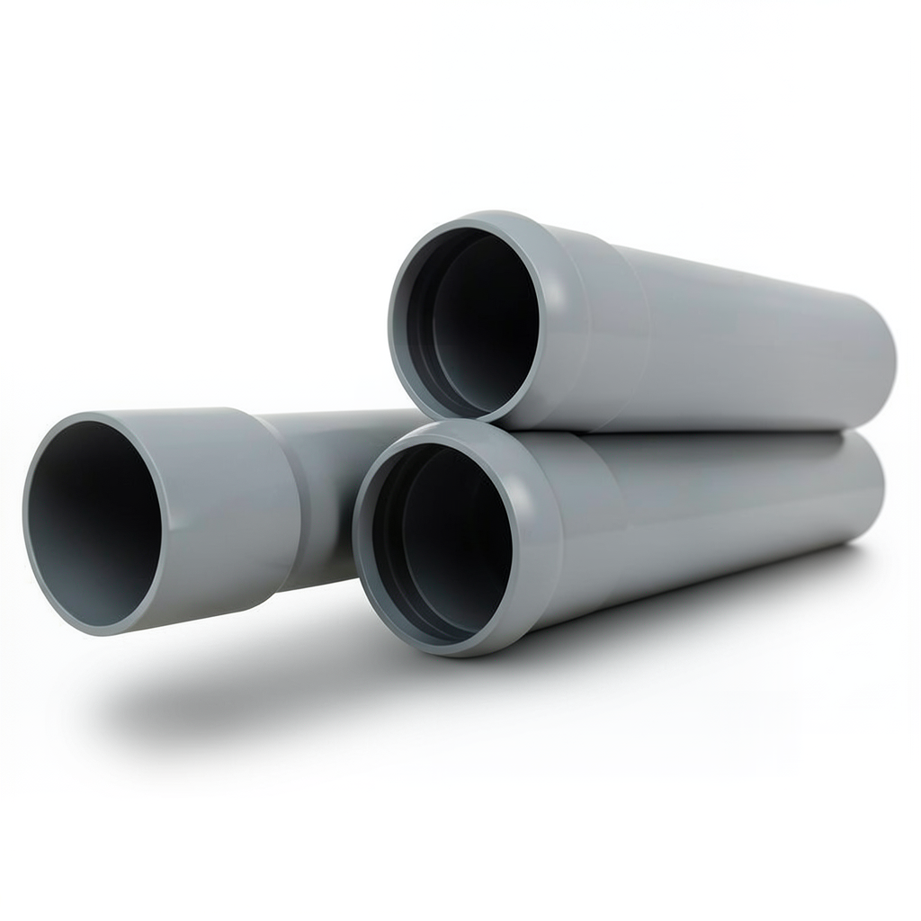 UPVC Pipes Nominal Pressure 16 Bar Outside Diameter 32 mm Thickness 2.4 mm Gray