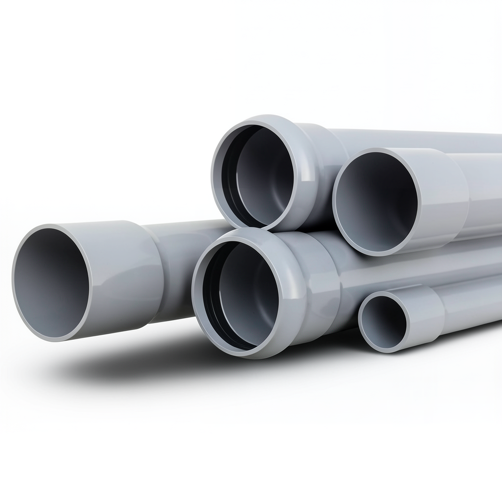 UPVC Pipes Nominal Pressure 16 Bar Outside Diameter 40 mm Thickness 3.0 mm Gray