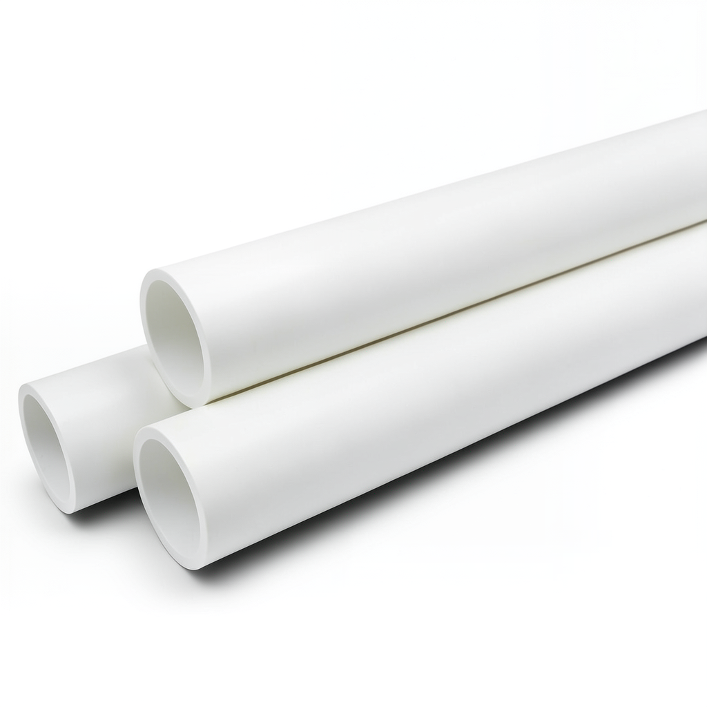 مواسير UPVC ضغط اسمي 16 بار قطر 20 مم سمك 1.5 مم لون أبيض