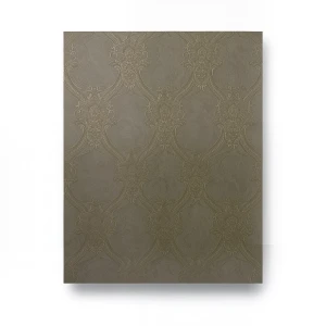 ورق حائط ايطالي لون بيج داكن تصميم كلاسيك، مقاس 10 م×1.06 م، موديل 82705