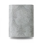 ورق جدران ايطالي لون رمادي تصميم كلاسيك، مقاس 10 م×1.06 م، موديل 82708