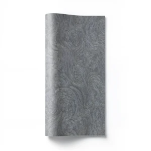 Italian Wallpaper Gray Color Wavy Design, Size 10mx1.06m, Model 82716