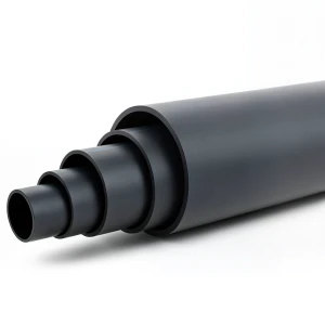 HDPE Plastic Pipe Pressure 10 Bar PE 80 Size 315 mm SDR 11 Black