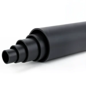 أنابيب بلاستيك HDPE ضغط اسمي 10 بار PE 80 قطر خارجي 355 مم SDR 11 لون أسود