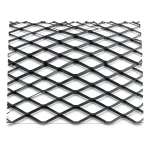 Hot Rolled Black Steel Expanded Metal Mesh Bahri 1.4 mm Thickness 1.22 m Width 6 m Length