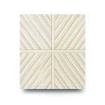 Wooden Wallpaper 10 m x 0.53 m Off White Color, Model 221130