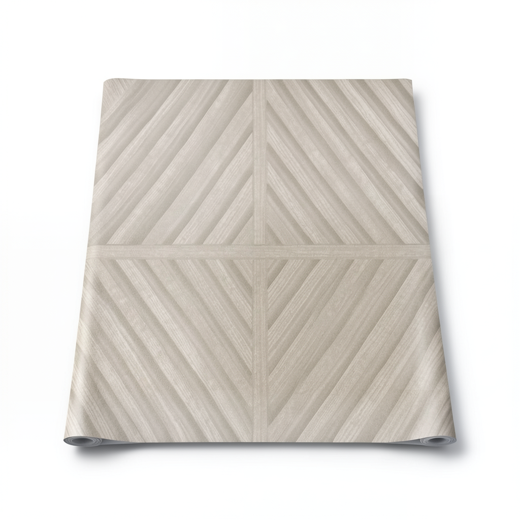 Dutch Wooden Wallpaper 10 m x 0.53 m Beige, Model 221131