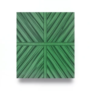 Dutch Wooden Wall Covering 10 m x 0.53 m Green, Model 221132