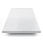 أرضيات بورسلان 80×80×0.9 سم، لون أبيض، موديل Onyx