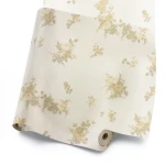 Italian Wallpaper Floral Design Light Beige, Size 10mx0.73m, Model 57121