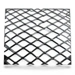 Hot Rolled Steel Expanded Metal Mesh Bahri 1.2 mm Thickness 1.22 m Width 7 m Length, Black