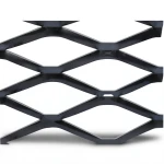 Hot Rolled Black Steel Expanded Metal Mesh Bahri 1.5 mm Thick 1.22x7 m