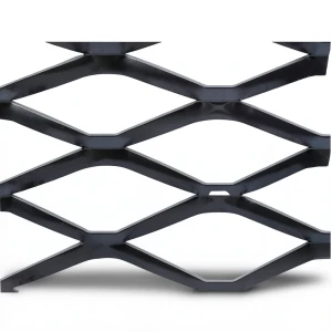 Hot Rolled Black Steel Expanded Metal Mesh Bahri 1.5 mm Thick 1.22x7 m