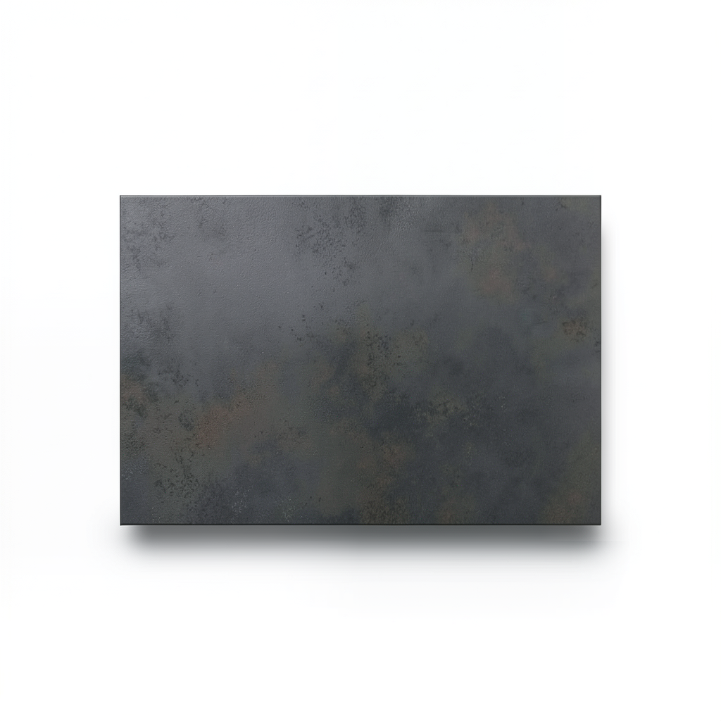 Porcelain Floor Tiles Size 120x60 cm, Dark Grey Color, Iron Model