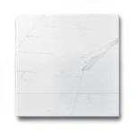 أرضيات بورسلان 80×80×0.9 سم، لون أبيض، موديل Onyx