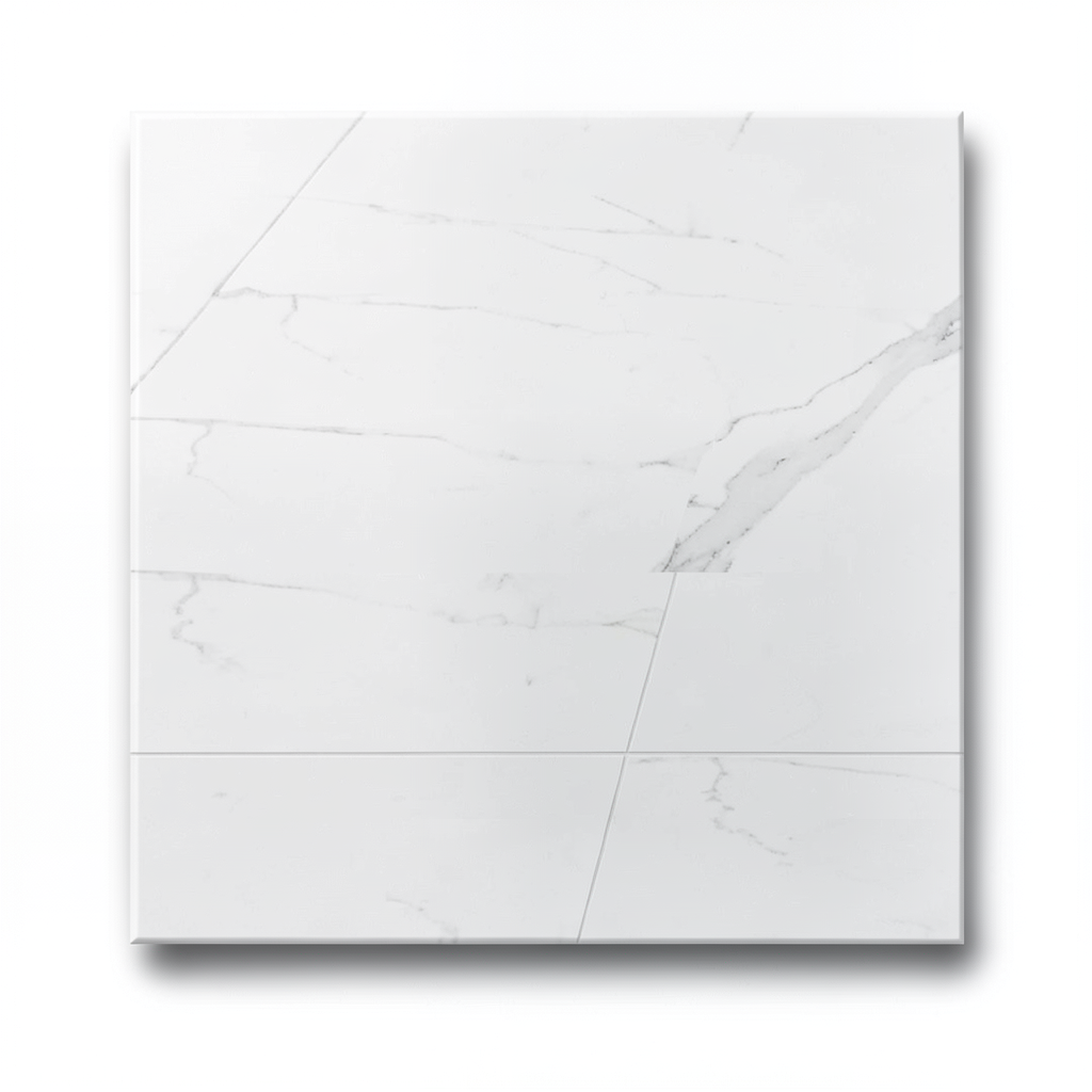 Porcelain Floors 80x80x0.9 cm, White Color, Onyx Model