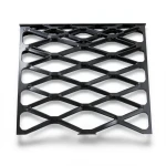 Hot Rolled Black Steel Expanded Metal Mesh Bahri 1.5 mm Thick 1.22x7 m