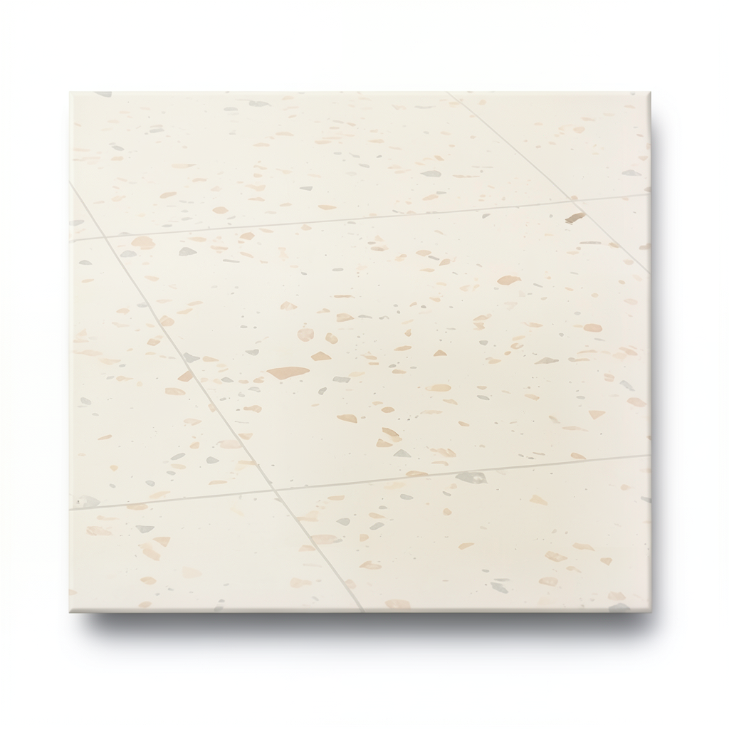 Porcelain Floor Tiles 80x80x0.9 cm, Ivory Color, Mono Model