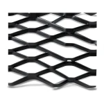 Hot Rolled Black Steel Expanded Metal Mesh Bahri 2.7 mm Thick 1.22x7 m