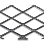 Hot Rolled Black Steel Expanded Metal Mesh Thickness 1.7 mm Width 2.44 m Length 2 m