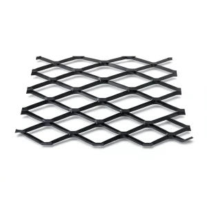 Hot Rolled Steel Expanded Metal Mesh 1.8 mm Thickness 1.22x7 m Black