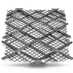 Hot Rolled (Black) Steel Expanded Metal Mesh Thickness 1.7 mm Width 2.44 m Length 6 m