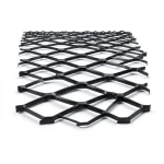 Hot Rolled Black Steel Expanded Metal Mesh Bahri Thickness 5.8 mm Width 1.22 meter Length 1 meter