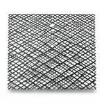 Hot Rolled Black Steel Expanded Metal Mesh Thickness 1.8 mm Width 2.44 M Length 1 meter