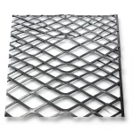 Hot Rolled Black Steel Expanded Metal Mesh Thickness 1.7 mm Width 2.44 m Length 2 m