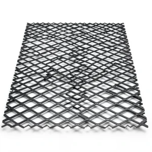 Hot Rolled Black Steel Expanded Metal Mesh Thickness 1.7 mm Width 2.44 M Length 3 M