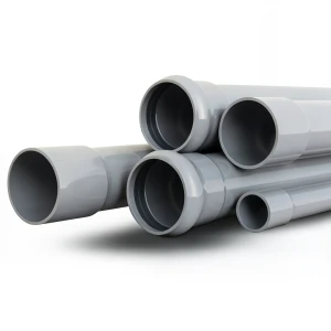 UPVC Pipes Nominal Pressure 16 Bar Outer Diameter 50 mm Thickness 3.7 mm Gray