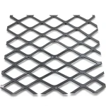 Hot Rolled (Black) Steel Expanded Metal Mesh Thickness 1.7 mm Width 2.44 m Length 6 m