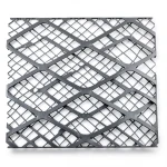 Hot Rolled (Black) Steel Expanded Metal Mesh Thickness 1.7 mm Width 2.44 m Length 6 m