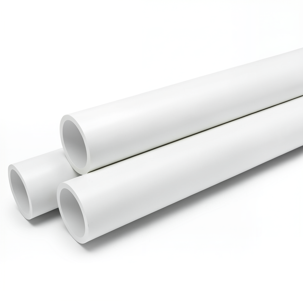 مواسير UPVC ضغط 4 بار قطر خارجي 90 مم سمك 1.8 مم لون أبيض