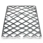 Hot Rolled Black Steel Expanded Metal Mesh Thickness 2 mm Width 2.44 m Length 1 m