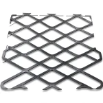 Hot Rolled Black Steel Expanded Metal Mesh Thickness 1.7 mm Width 2.44 m Length 7 m