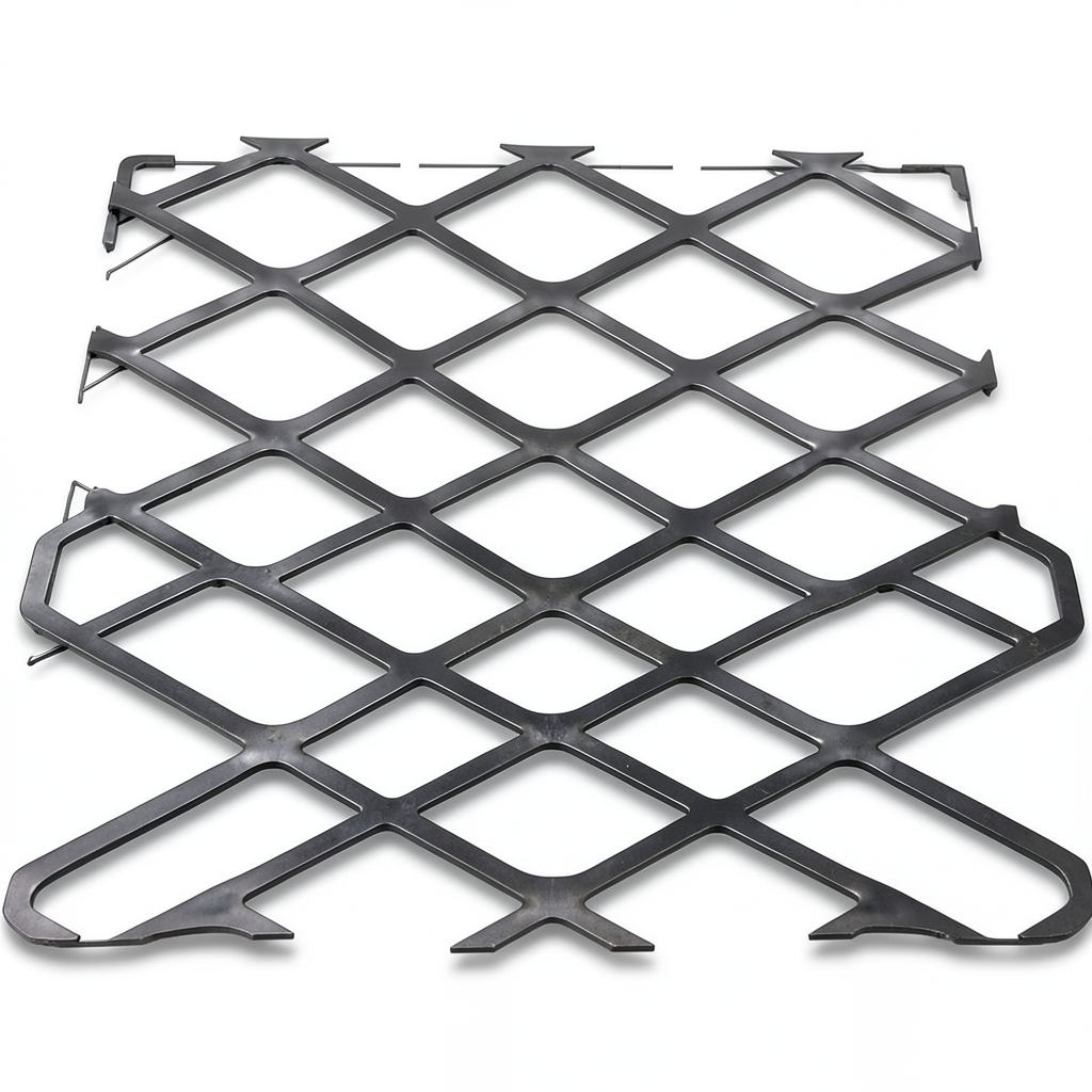 Hot Rolled Black Steel Expanded Metal Mesh Thickness 1.7 mm Width 2.44 m Length 7 m