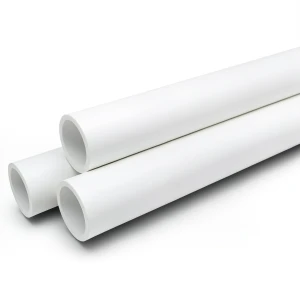 مواسير UPVC ضغط 4 بار قطر خارجي 200 مم سمك 4 مم لون أبيض