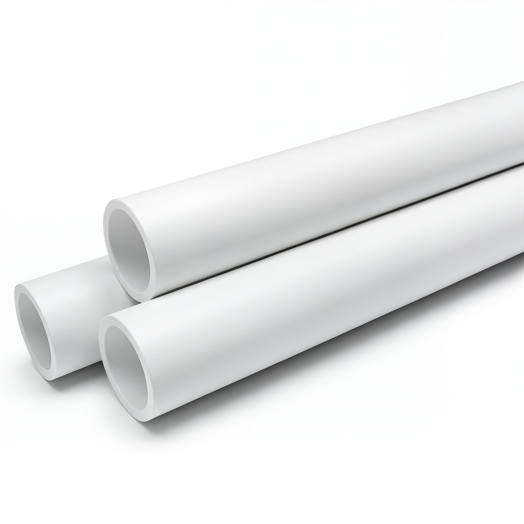 مواسير UPVC ضغط 4 بار قطر خارجي 250 مم سمك 4.9 مم لون أبيض