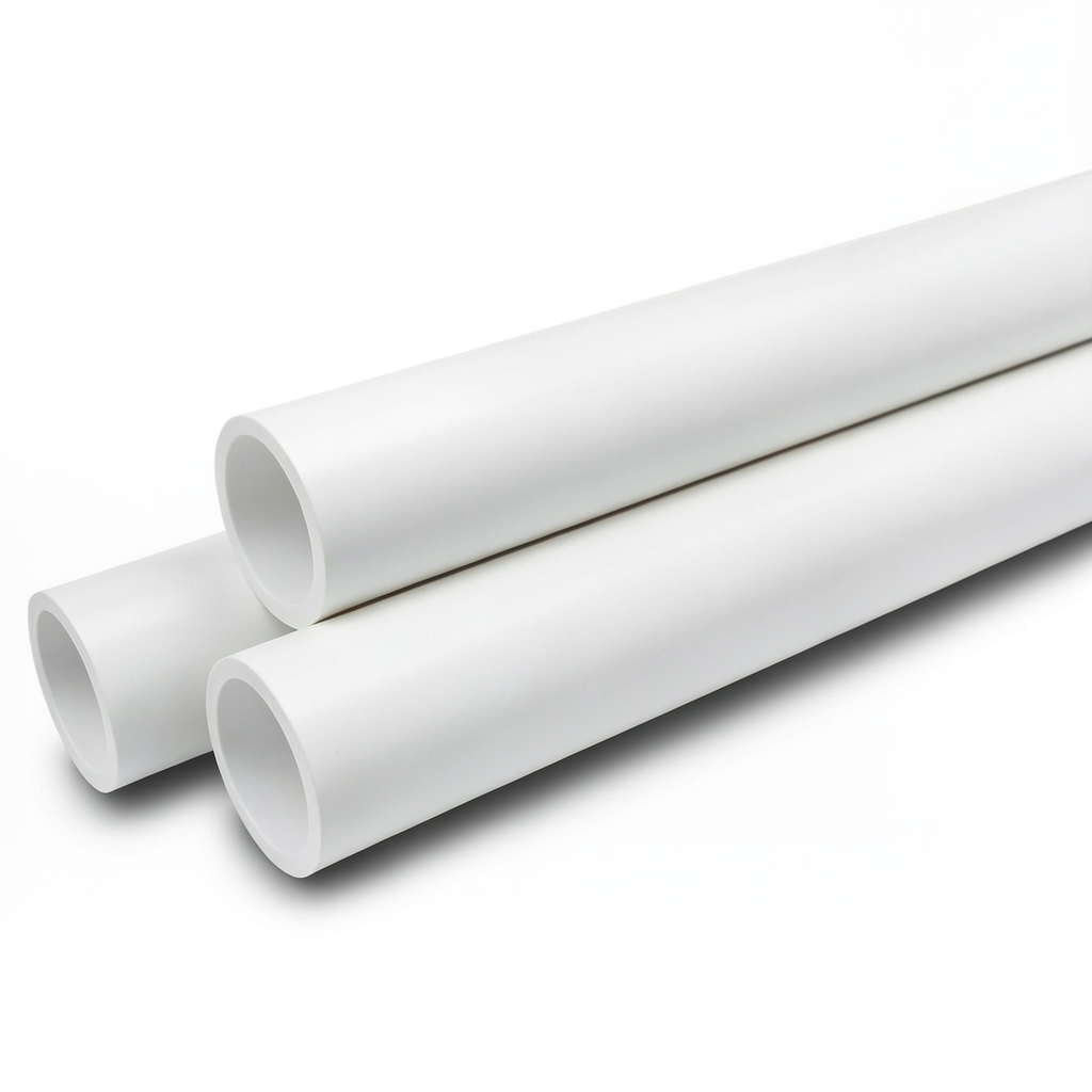 مواسير UPVC ضغط 4 بار قطر خارجي 280 مم سمك 5.5 مم لون أبيض
