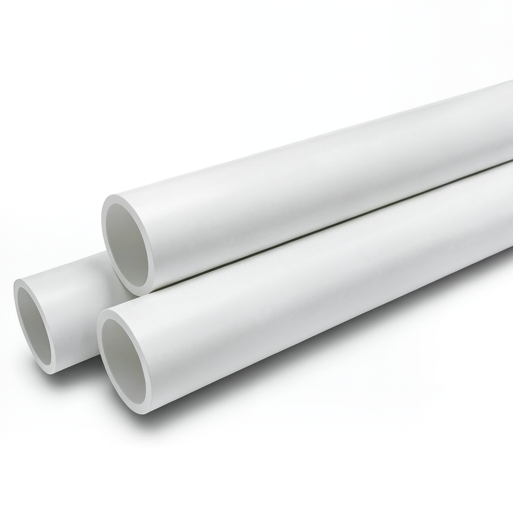 مواسير UPVC ضغط 4 بار قطر خارجي 75 مم سمك 1.8 مم لون أبيض