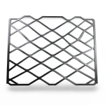 Hot Rolled Black Steel Expanded Metal Mesh Thickness 1.8 mm Width 2.44 m Length 3 m
