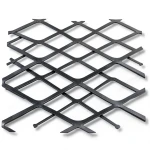 Hot Rolled Black Steel Expanded Metal Mesh Thickness 1.8 mm Width 2.44 M Length 4 M