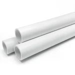 مواسير UPVC ضغط 4 بار قطر خارجي 250 مم سمك 4.9 مم لون أبيض