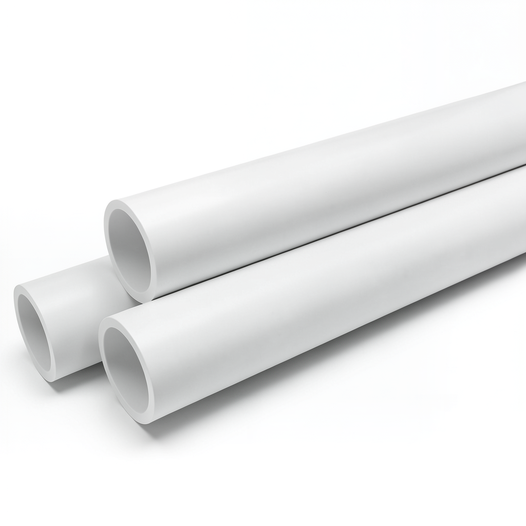 UPVC Pipes Nominal Pressure 4 Bar Outer Diameter 250 mm Thickness 4.9 mm White