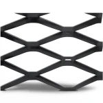 Hot Rolled Steel Expanded Metal Mesh Bahri 5.8 mm Thickness 1.22x2 m Black