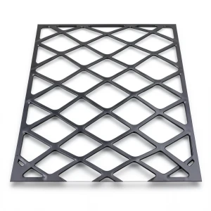 Hot Rolled Black Steel Expanded Metal Mesh Thickness 1.8 mm Width 2.44 m Length 6 m