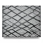 Hot Rolled Black Steel Expanded Metal Mesh Thickness 2 mm Width 2.44 m Length 1 m