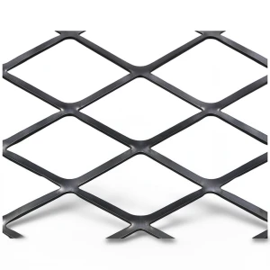 Hot Rolled Black Steel Expanded Metal Mesh Thickness 2 mm Width 2.44 m Length 2 m